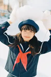 YiTuYu Vol.8663 Hu Jiao Hu Hu: JK Schoolgirl in Snow, Captivating Japanese Beauty - image 7