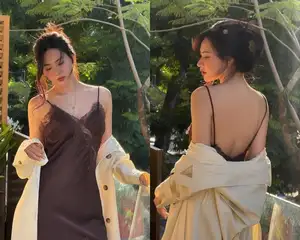 Nguyen Minh Trang: Alluring Bare Back, Charming Muse Aura Under Afternoon Sun. - image 1