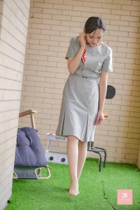 IESS Puhui Vol.069: Qing Ping in Professional Flight Attendant Style - image 3