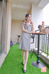 IESS Puhui Vol.069: Qing Ping in Professional Flight Attendant Style - image 25