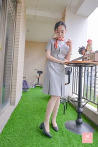 IESS Puhui Vol.069: Qing Ping in Professional Flight Attendant Style - image 38