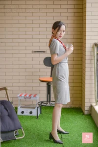 IESS Puhui Vol.069: Qing Ping in Professional Flight Attendant Style - image 32
