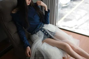 IESS Tuantuan White Veil Gallery - Exquisite Long Legs and Ethereal Fashion Photography - image 14