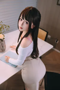Elegant Private Tutor Cosplay Series by Ri Nai Jiao: Aesthetic Home Teacher Photoshoot Part 02 - image 6