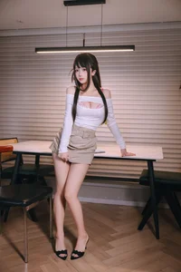Elegant Private Tutor Cosplay Series by Ri Nai Jiao: Aesthetic Home Teacher Photoshoot Part 02 - image 13