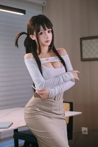 Elegant Private Tutor Cosplay Series by Ri Nai Jiao: Aesthetic Home Teacher Photoshoot Part 02 - image 14