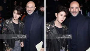 Ren Jialun Showcases Timeless Style at Milan Fashion Week ETRO Show - image 2