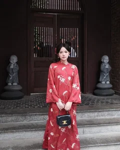 Elegant Red Ao Dai: Vietnamese Fashion Trends for the Lunar New Year Celebrations - image 3