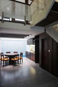 Modern Eco-Friendly Home Design Inspired by Tropical Coconut Leaves in Ho Chi Minh City: A Sustainable Architectural Masterpiece with Split-Level Living - image 5