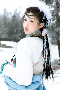 Elegant Portraiture Featuring Yu Han in Art Language Vol.6485 Gallery - image 0
