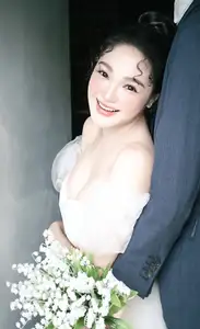 VGU No.178: Sweet Moment: Beautiful Bride Shines in Her Wedding Gown - image 2