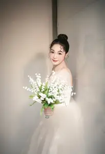VGU No.178: Sweet Moment: Beautiful Bride Shines in Her Wedding Gown - image 5