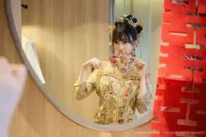 XiuRen No.10567: Yue Er Yue Er's Enchanting Traditional Bridal Photoshoot - image 11