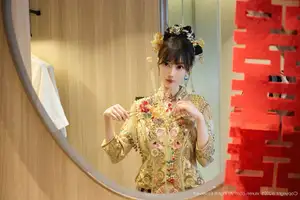 XiuRen No.10567: Yue Er Yue Er's Enchanting Traditional Bridal Photoshoot - image 0