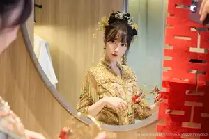 XiuRen No.10567: Yue Er Yue Er's Enchanting Traditional Bridal Photoshoot - image 17