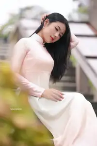 Graceful Vietnamese Lady in Traditional Ao Dai  1000024954 - image 13