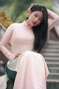 Graceful Vietnamese Lady in Traditional Ao Dai  1000024954 - image 28