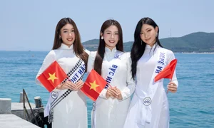 Miss Universe Vietnam Contestants Shine in Exquisite Traditional Ao Dai Collections - image 1