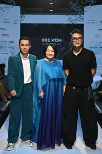 Anh Thu Steals the Spotlight at Vietnam Fashion Week Launch with Bold Style - image 3