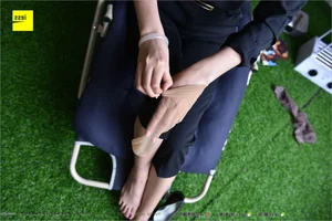 Elegant Mid-Calf Hosiery Collection Featuring Hua Hua - IESS SiZuBianDang 214 - image 1