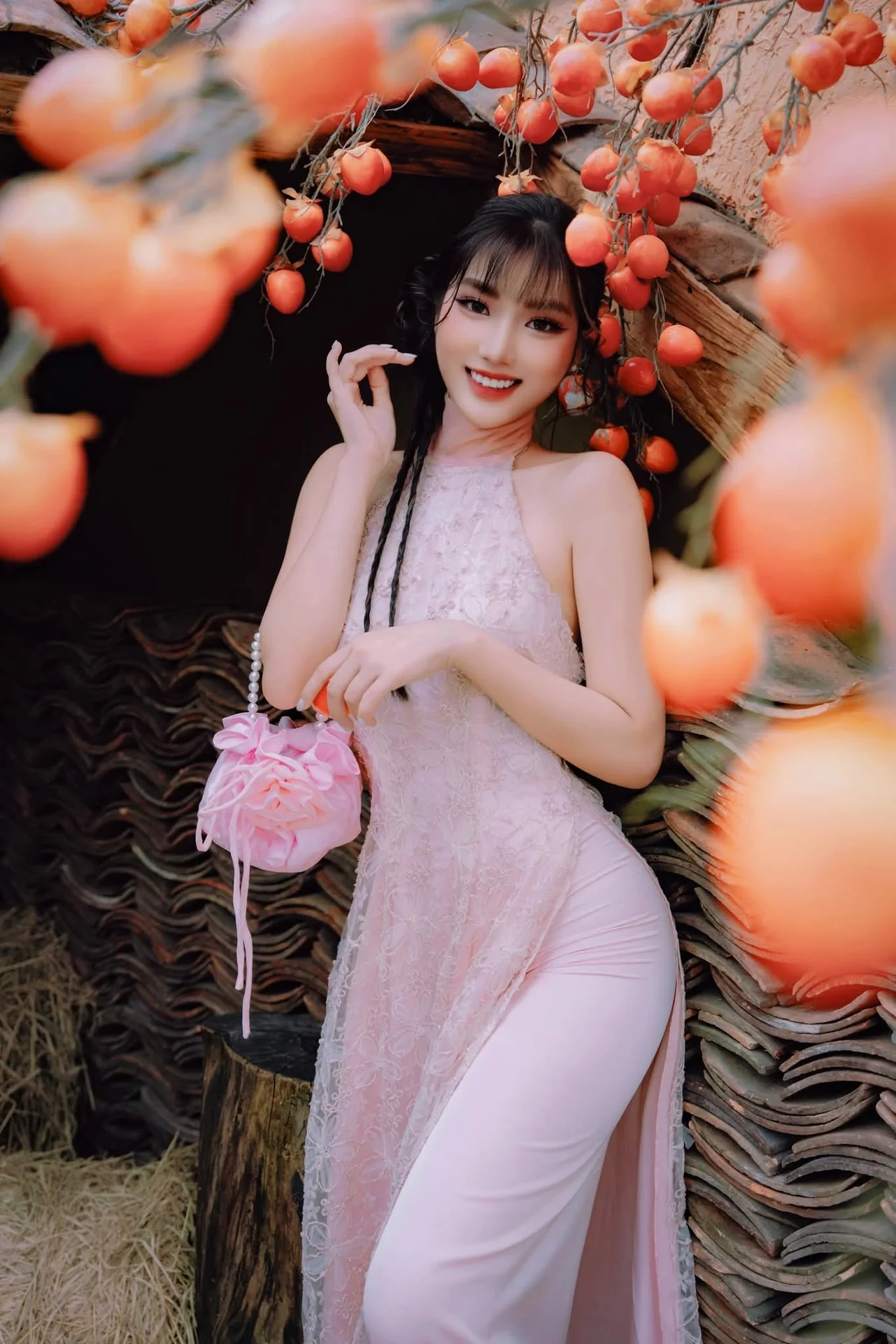 Sweet Autumn Muse in Persimmon Garden