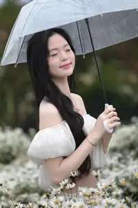 VGU No.166: Gentle Youthful Beauty A Pure Smile Adorned with a Daisy Discover Her Enchanting Charm - image 4