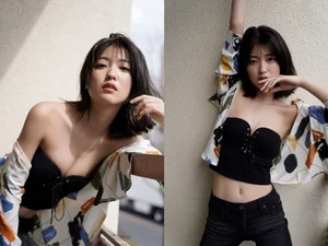 Mio Kudo Early Summer Elegance: A Radiant Photoshoot Capturing Seasonal Vibes - image 9