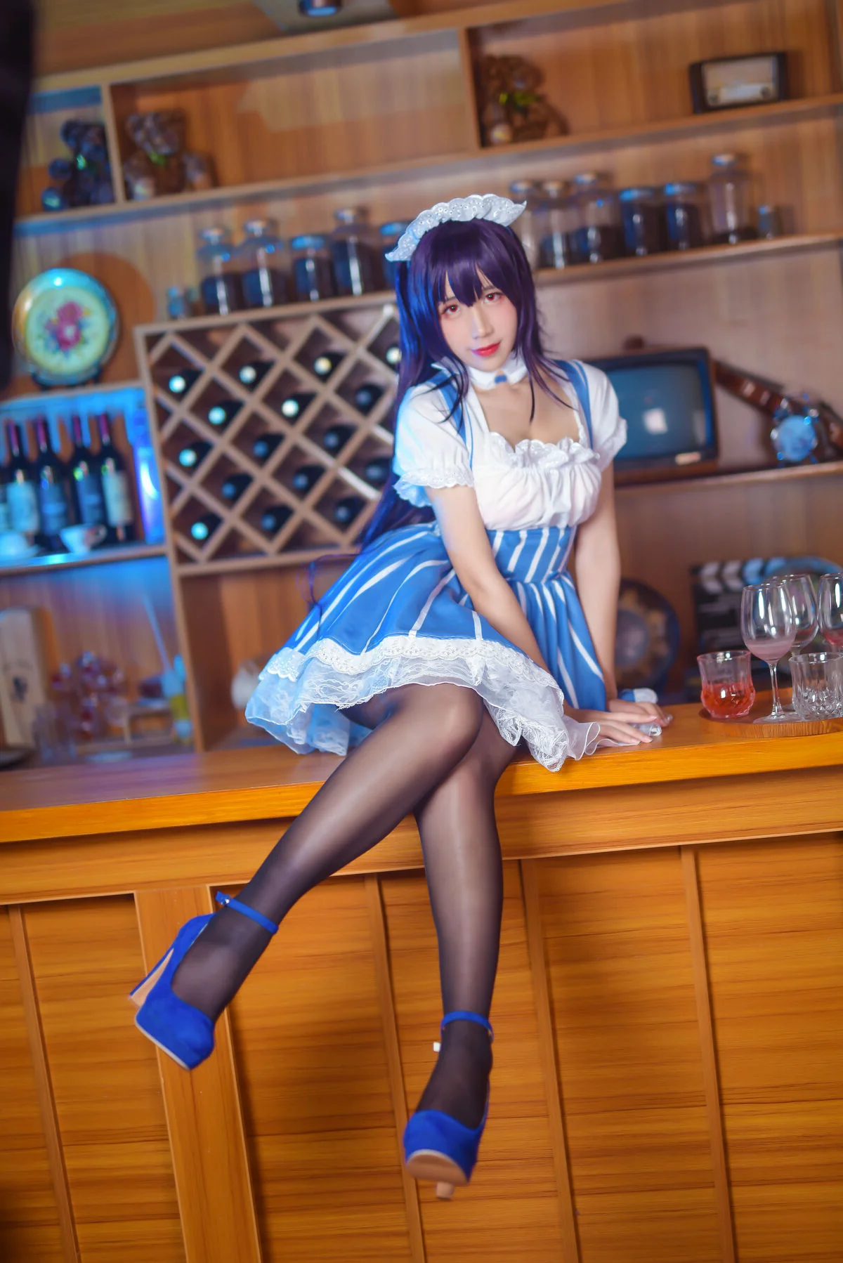 Elegant Maid Aesthetics by Coser Jiu Qu Jean as Kasumigaoka Utaha