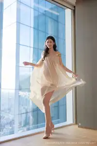 XiuRen No.10619 Tang An Qi: Captivating Grace in Sheer Tulle Elegance - image 3