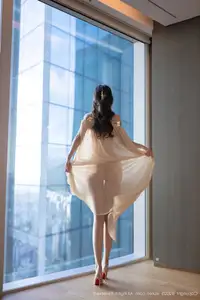 XiuRen No.10619 Tang An Qi: Captivating Grace in Sheer Tulle Elegance - image 11