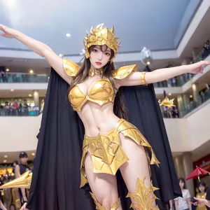 Discover the Golden Saintess: Majestic Beauty in Realistic Style - Saint Seiya - image 19