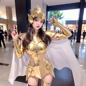 Discover the Golden Saintess: Majestic Beauty in Realistic Style - Saint Seiya - image 15
