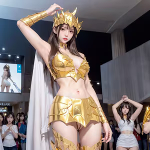 Discover the Golden Saintess: Majestic Beauty in Realistic Style - Saint Seiya - image 29