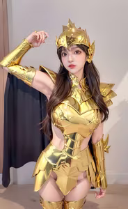 Discover the Golden Saintess: Majestic Beauty in Realistic Style - Saint Seiya - image 14