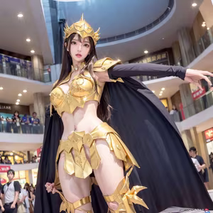 Discover the Golden Saintess: Majestic Beauty in Realistic Style - Saint Seiya - image 30
