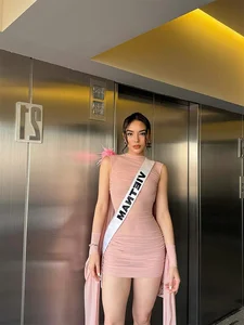 Miss Vietnam Ky Duyen Stuns in Form-Fitting Fashion Showcasing Her Incredible Physique - image 1