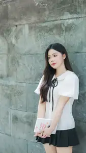 Charming Schoolgirl in Elegant Uniform: A Glimpse of Youthful Beauty - image 8