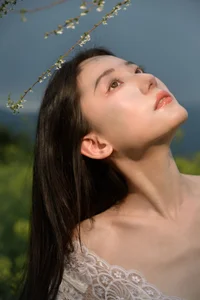 Ethereal Beauty: Xiao Yue Amidst Rapeseed Blooms in Art Language Vol.8948 - image 20