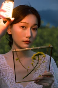 Ethereal Beauty: Xiao Yue Amidst Rapeseed Blooms in Art Language Vol.8948 - image 29
