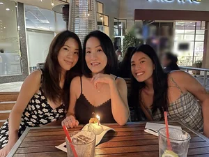 Ageless Elegance: Hong Dao Captivates in Sophisticated Deep-Cut Evening Wear at 62 - image 3