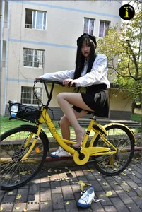IESS Puhui Collection 033: Model Qiqi in the 16-Year-Old Bicycle Girl Photo Series - image 69