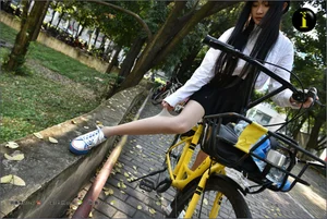 IESS Puhui Collection 033: Model Qiqi in the 16-Year-Old Bicycle Girl Photo Series - image 50