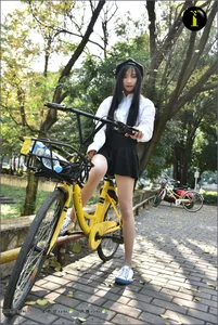 IESS Puhui Collection 033: Model Qiqi in the 16-Year-Old Bicycle Girl Photo Series - image 78