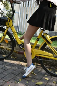 IESS Puhui Collection 033: Model Qiqi in the 16-Year-Old Bicycle Girl Photo Series - image 45