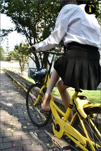 IESS Puhui Collection 033: Model Qiqi in the 16-Year-Old Bicycle Girl Photo Series - image 66