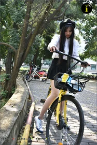 IESS Puhui Collection 033: Model Qiqi in the 16-Year-Old Bicycle Girl Photo Series - image 84