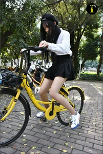 IESS Puhui Collection 033: Model Qiqi in the 16-Year-Old Bicycle Girl Photo Series - image 37
