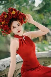 Charming Visuals: YiTuYu Art Language Vol.10346 Cao Mei Xiong Photo Set - image 1