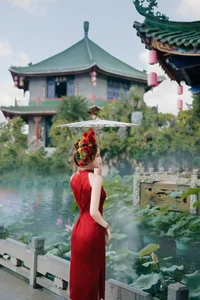 Charming Visuals: YiTuYu Art Language Vol.10346 Cao Mei Xiong Photo Set - image 0