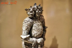 Century-Old Dharmapala Statues: Exploring the Unique Buddhist Heritage and Spiritual Art of Vietnam - image 0